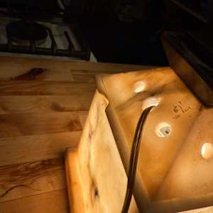 Art Deco Frank Art lamp on alabaster base 