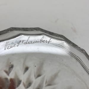 Val St. Lambert PERFUME bottle labeled 