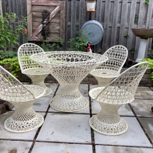 Russell Woodard patio set 