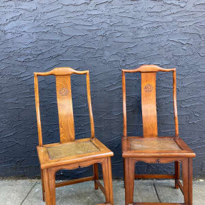 hand carved Chinese chairs 