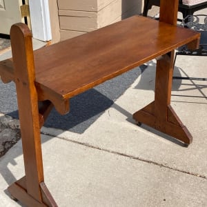 vintage turn of the century general store folding table 