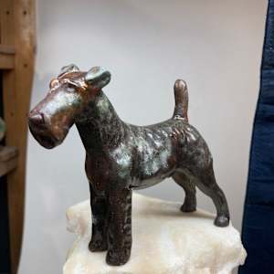 small metal dog figure 