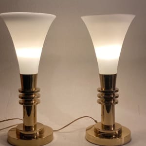 Bass Post modern industrial table lamps 