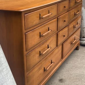mid century modern 11 drawer chest 