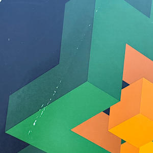 unframed Halsey serigraph 