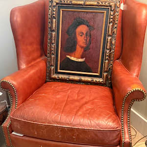 Original portrait on board, Image 3.