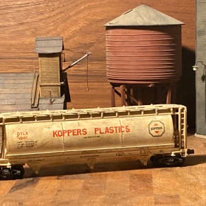 Koppers plastic ACF center flow model toy train 