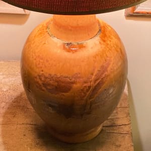 Art pottery table lamp 