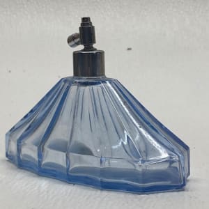 Art Deco Ice berg blue perfume bottle by Perfume 