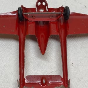 Small red Wyandotte airplane 