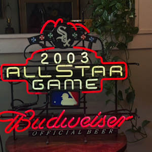 Budweiser 2003 AL beer neon light, Image 2.
