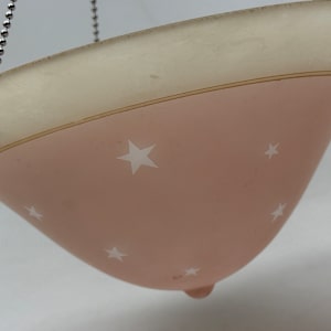 Art Deco Star motif bedroom light fixture 