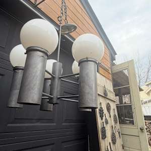 Mid century modern light fixture, Image 4.