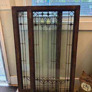 Pair of prairie style period windows 