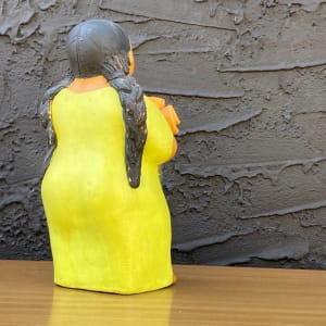 Terra cotta pottery senorita figure 