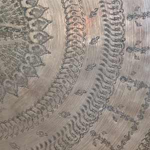 Large round copper top 