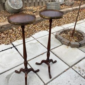 Pair of Baker tall fern stands 