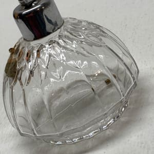 Clear perfume bottle 