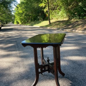 Victorian lamp table 
