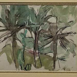 Original James Quentin Young watercolor 