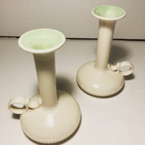 Pair of Red Wing bud vases 