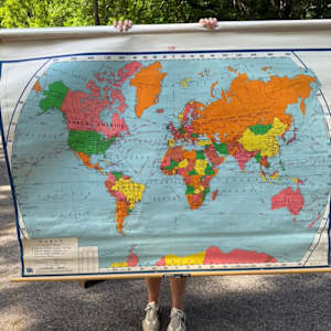 Vintage world map, Image 2.