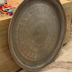 Large round copper top 