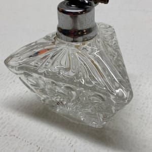 Clear perfume bottle 