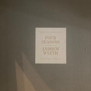 unframed complete Andrew Wyeth portfolio "the Four Seasons" 