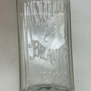 Vintage Paris glass bottle 