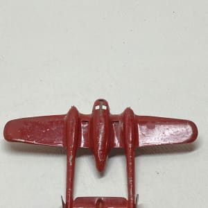 Small red Wyandotte airplane 