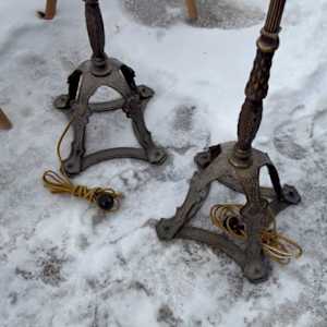 Pair of ART DECO floor lamps 