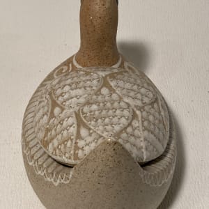 Mexican pottery covered duck 