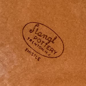 13" Stangl Thistle charger 