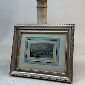 Hand colored engraving circa 1860's ~ Port de Bordeaux 