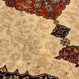 Hand made wood rug, Image 2.