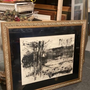 large framed Ellingson print 