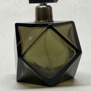 vintage art deco cubistic Bohemian perfume bottle 