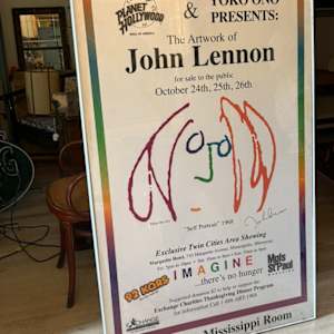 Large John Lennon poster, Image 2.