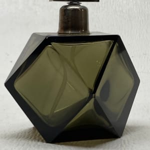 vintage art deco cubistic Bohemian perfume bottle 