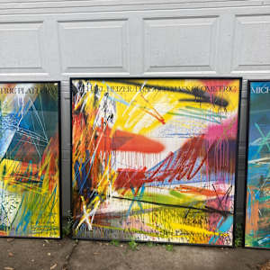 framed abstract poster 