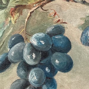 Framed painting of grapes 