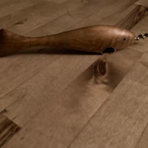 Hand carved Norwal cork screw