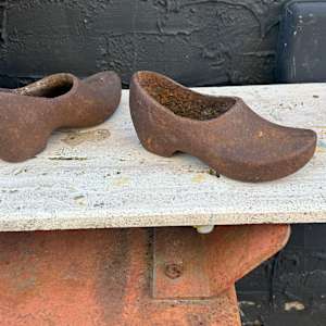 Cast iron garden clogs 