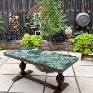 Marble top coffee table 