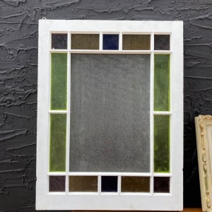Victorian stained glass window