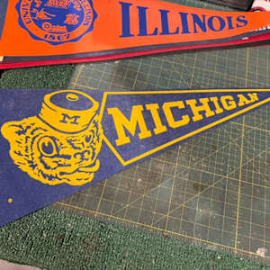 College pennants 