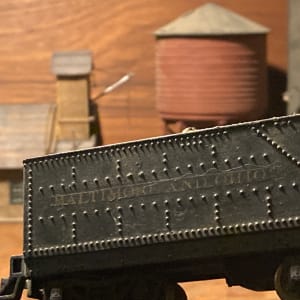 Baltimore and Ohio tender model toy train 