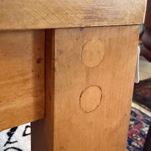 Small maple butcher block kitchen table 