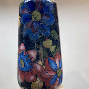hand decorated Royal Stanley vase 